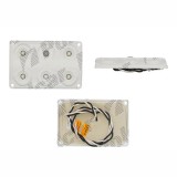 Lampa interioara cu leduri, 12/24V; cu comutator; cu mod de iluminare pe timp de noapte, culoare rosie; dreptunghiular; LED