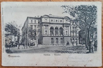 Temesvar (Timisoara), Szinhaz (Teatrul)// CP foto