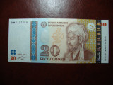 TADJIKISTAN 20 SOMONI 2017 UNC