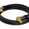 Cablu coaxial 75&Omega; 1m, negru
