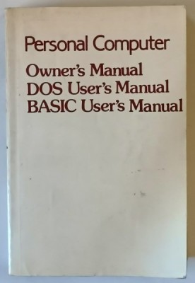 PERSONAL COMPUTER , OWNER &amp;#039; S MANUAL , DOC USER &amp;#039; S MANUAL , BASIC USER &amp;#039; MANUAL foto