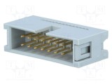 Conector IDC tată 14 pini 2x7 pentru cablu bandă 2,54mm CONNFLY