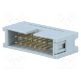 Conector IDC tată 14 pini 2x7 pentru cablu bandă 2,54mm CONNFLY