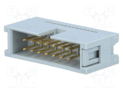 Conector IDC tată 14 pini 2x7 pentru cablu bandă 2,54mm CONNFLY foto