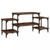 Cumpara ieftin Comoda TV, stejar afumat, 117x35x52 cm, lemn prelucrat
