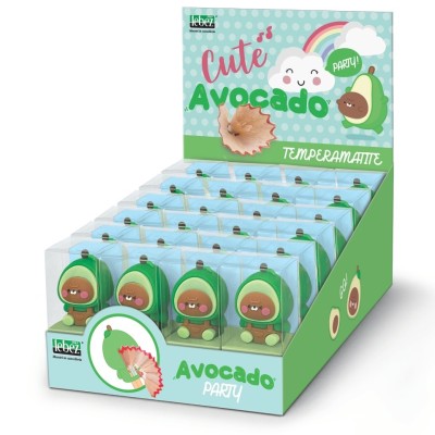 Ascutitoare de creion cu o gaura, Avocado Party (24 buc/display) foto