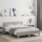vidaXL Cadru de pat cu tăblie gri sonoma 140x190 cm lemn prelucrat 3207439