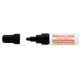 Marker cu vopsea Uchida jumbo industrial varf gros 6 mm 935 negru