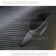 folie carbon 3D neagra cu textura pt exterior/interior