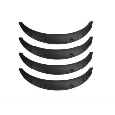 Set bandouri protectie laterala aripa overfender universale 4buc 80 X 8,5 negru