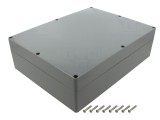 Carcasă universală ABS IP67, gri &icirc;nchis, 230 x 300 x 86 mm
