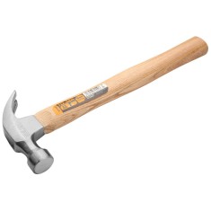 Ciocan cu varf curbat 225 g, maner din lemn, Tolsen