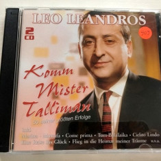 * CD muzica: Leo Leandros ‎– Komm Mister Talliman, Pop, Folk, World, & Country