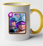 Cana maner galben personalizata Clash Royale - Three Musketeers, INOVATIX&reg;. 330ml