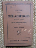 M&eacute;tamorphoses - OVIDE 1894