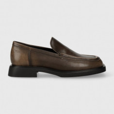 Vagabond Shoemakers mocasini de piele JACLYN femei, culoarea maro, cu toc plat, 5638.118.19