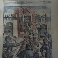 Ziarul Veselia : CAMPANIA ELECTORALĂ - gravură, caricatură, 1914