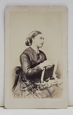 PINTESA MOSTENITOARE A PRUSIEI , VICTORIA , FOTOGRAFIE TIP C.D.V ., SFARSITUL SEC. XIX foto