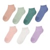 Set 7 Perechi Sosete Dama Scurte Multicolor Bumbac/Nailon/Elastan One Size