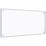 VidaXL Panou antistropi bucătărie transparent 80x40 cm sticlă securiz.