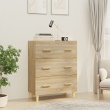 vidaXL Servantă, stejar sonoma, 70x34x90 cm, lemn prelucrat