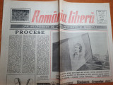 romania libera 16 martie 1990-art. proces octavian paler si teroristii in proces