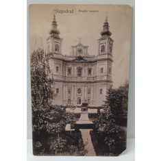 ORADEA , BISERICA EPISCOPALA , CARTE POSTALA , 1906