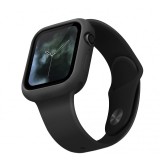 Husa TPU Uniq Lino pentru Apple Watch Series 6 / SE / 5 / 4 40mm, Neagra