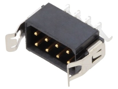 Conector soclu PCB-cablu 2mm 8 pini foto