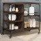 Gossi carucior de bucatarie, stejar maro 100x45x89,5cm lemn prelucrat