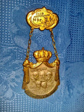 3035-Belgia- Medalia Casa regala 1830- 1980. Club Marcheurs Plombieres M3F.