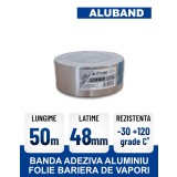 Banda autoadeziva din aluminiu folie bariera de vapori ALUBAND
