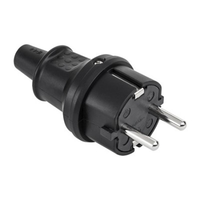STECHER 16A/250V- IP44 NEGRU 2237 EuroGoods Quality foto