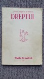 Revista Romana de Drept, tabla de materii 1994, 140 pagini