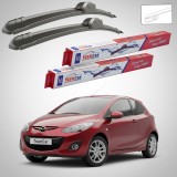 Cumpara ieftin Ștergătoare Mazda 2 DE Facelift 2010-2014 | Set Față Flat &ndash; TeamCar&reg;