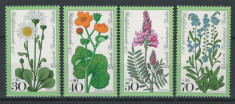 Germania, Berlin 1977 Mi 556-59 - MNH, nestampilat - Flori, plante, flora foto