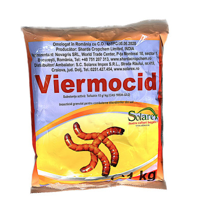 Viermocid 1 kg, Sharda, produs impotriva viermilor sarma si a viermilor vestici ai radacinilor in cultura de porumb foto