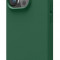 Husa de protectie din Silicon cu Microfibra la interior compatibila iPhone 15, Verde inchis