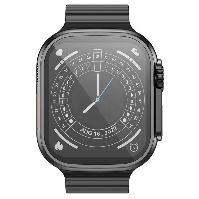 Ceas SmartWatch Borofone BD3 Ultra, 1.96&amp;quot; Touch, Notificari Apel si Retele Sociale, Ritm Cardiac, Control Muzical, Monitorizare Somn, Incarcare Wirele foto