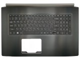 Carcasa superioara cu tastatura palmrest Laptop, Acer, Aspire 7 A717-71G, A717-72G, 6B.GPFN2.001, AM210000600, pentru placa video GTX 1060, iluminata,