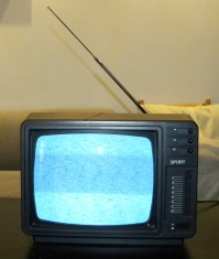 Televizor SPORT alb-negru functional, 2 tipuri antene, TV Electronica Bucuresti foto