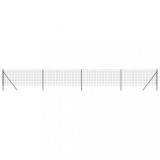 Cumpara ieftin Gard plasa de sarma, antracit, 1,1x10 m, otel galvanizat