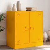 Gossi noptiera, galben mustar, 67x39x73 cm otel