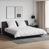 Set Pături cu Pernă vidaXL, 3 Piese, Alb, Umplutură Pene Rață, 200x220 cm - Confort și Eleganță Dormitor