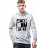 Cumpara ieftin Hanorac Barbati Gri - Straight Outta Slatina - L, THEICONIC