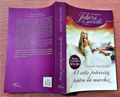 O sotie potrivita pentru un marchiz. Editura Litera, 2013 - Sarah Maclean foto