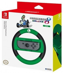 Volan HORI Nintendo Switch Mario Kart 8 Deluxe - Luigi Version foto