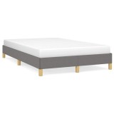 Cumpara ieftin Cadru de pat fara saltea, gri inchis, 120x200 cm, textil
