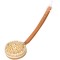 Perie Masaj Baie, Model Rotund, M&acirc;ner Lung Lemn, Exfoliere și Masaj, 37cm