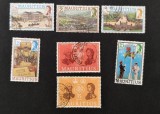 Mauritius (Colonie Britanică) 1965&ndash;1968 - Set de 7 Timbre Comemorative și Definitive -PV1